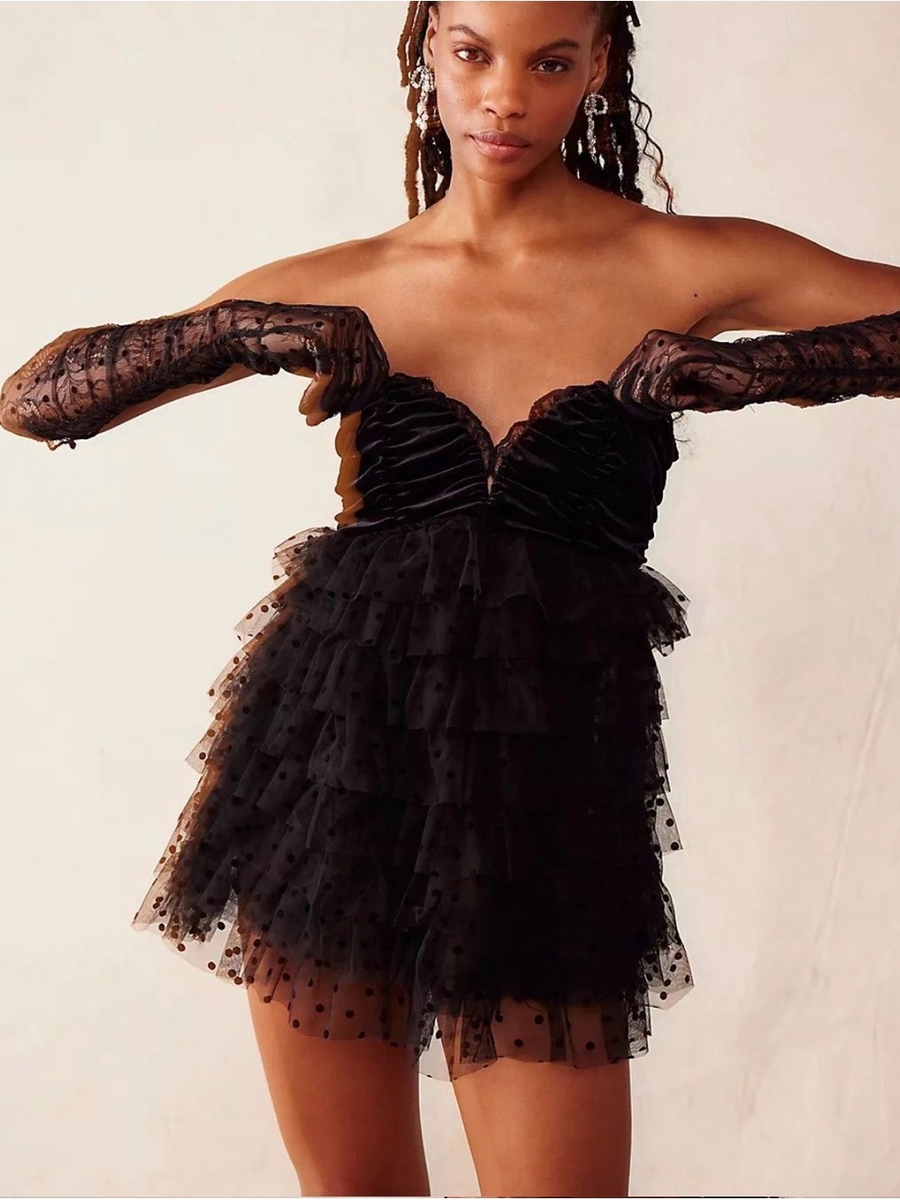 For Love & Lemons Jourdan Mini Dress